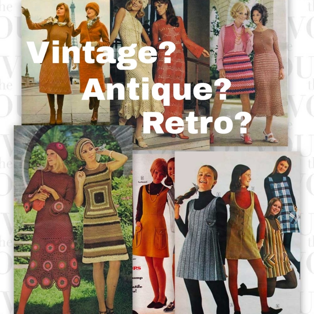 At what age is something considered vintage? Antique? What does retro mean?